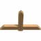 Ekena Millwork Eugene Smooth Timber Gable Bracket, Western Red Cedar, 48"W x 28"H x 3 1/2"D x 5 1/2"F, 14/12 Pitch GBW048X28X0406EUG00SWR - alternate 3